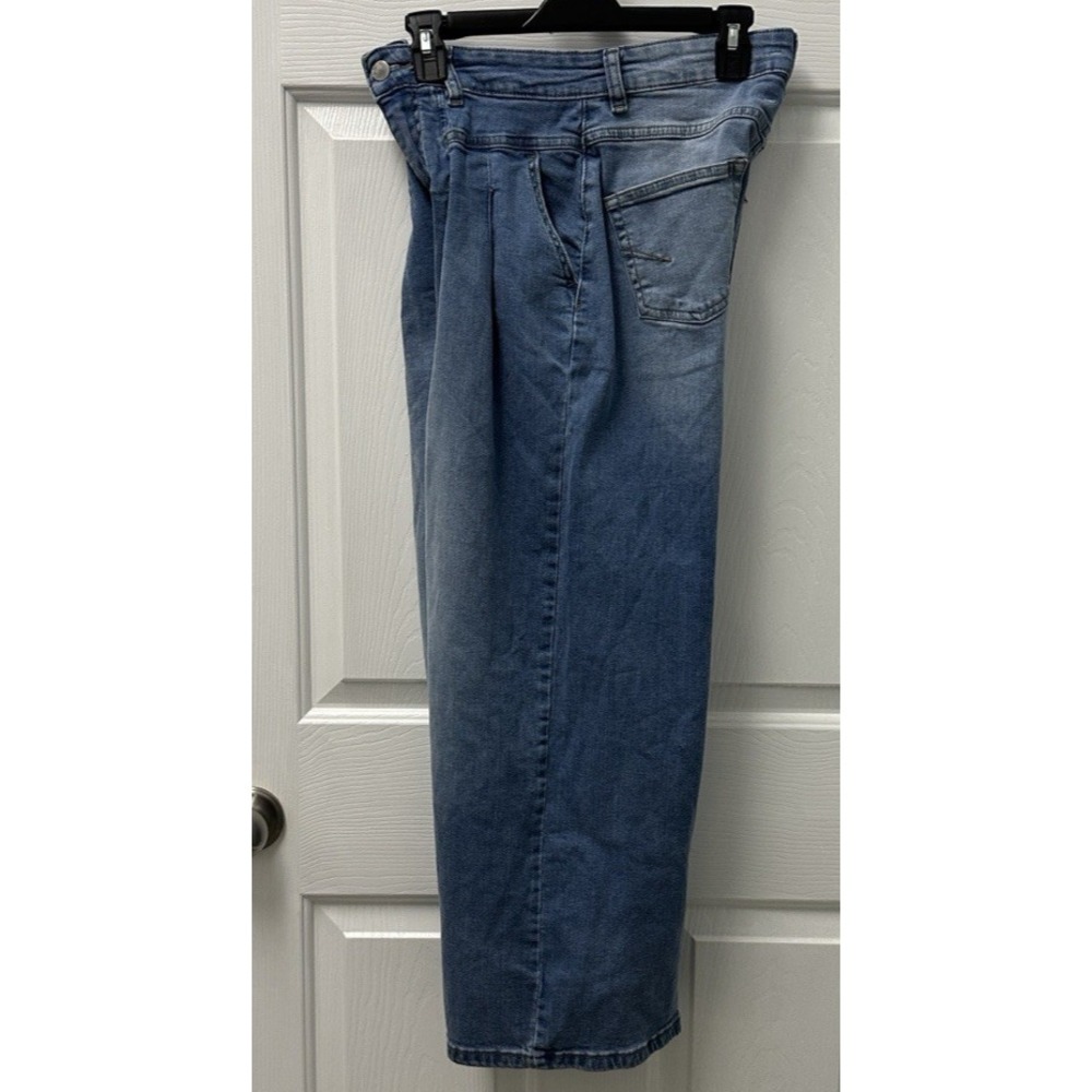 H by Habitual Washed Blue High-Waist Wide Leg Jeans READ DESCRIPTION - Picture 9 of 16